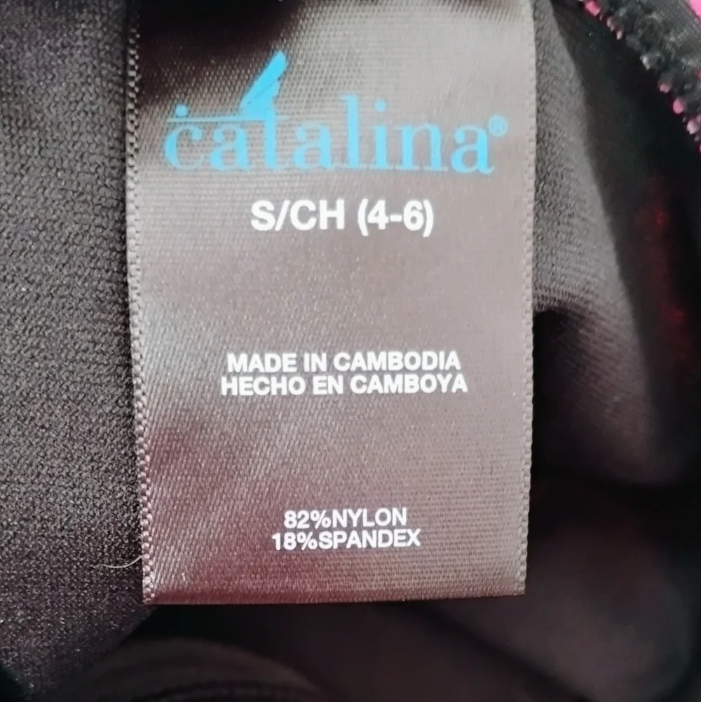 Catalina one Piece Halter Bathing suit Size 4/6